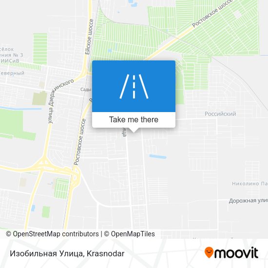 Изобильная Улица map