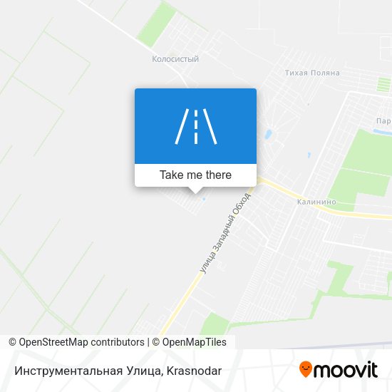 Инструментальная Улица map