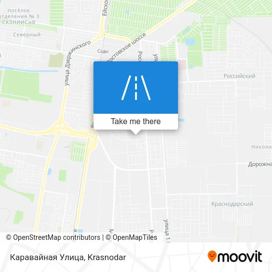 Каравайная Улица map