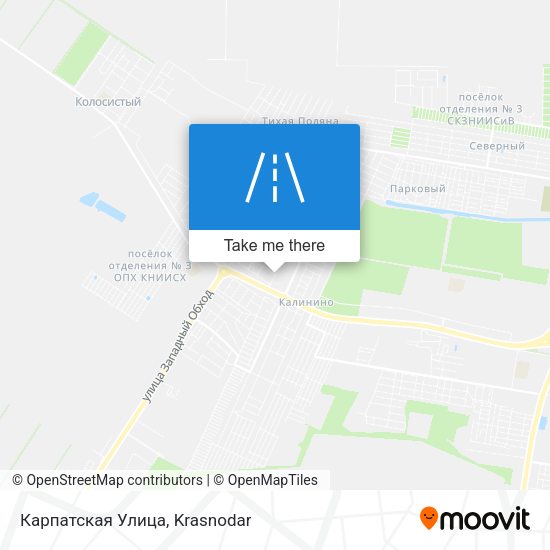 Карпатская Улица map