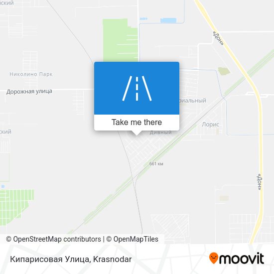 Кипарисовая Улица map