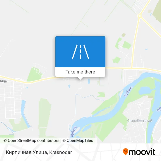 Кирпичная Улица map