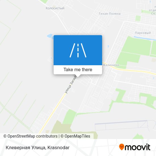 Клеверная Улица map