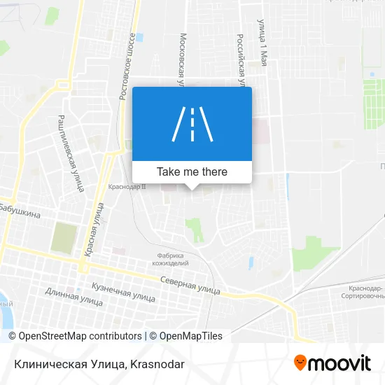 Клиническая Улица map