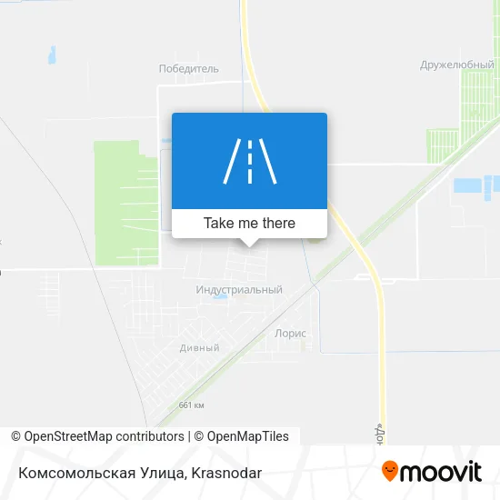Комсомольская Улица map
