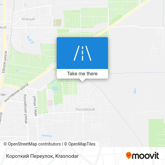 Короткий Переулок map