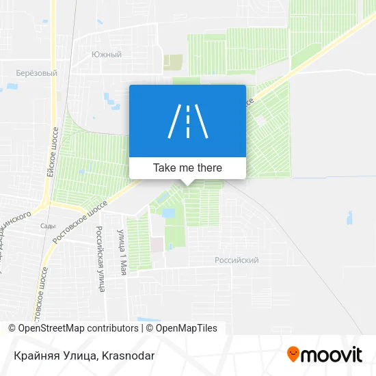 Крайняя Улица map