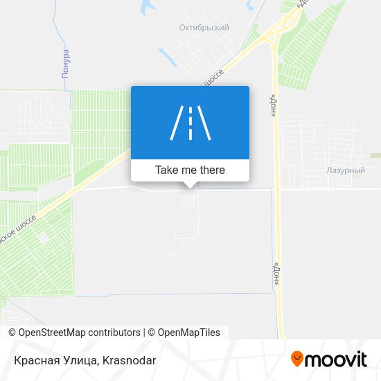 Красная Улица map