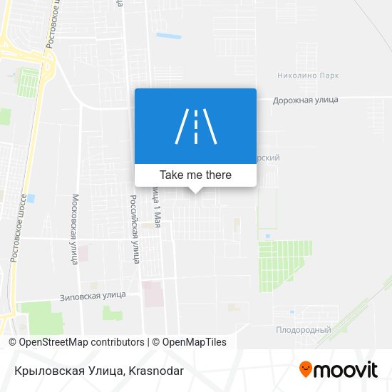 Крыловская Улица map