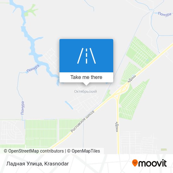 Ладная Улица map