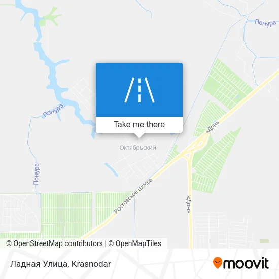 Ладная Улица map