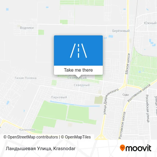 Ландышевая Улица map
