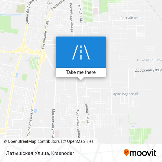 Латышская Улица map