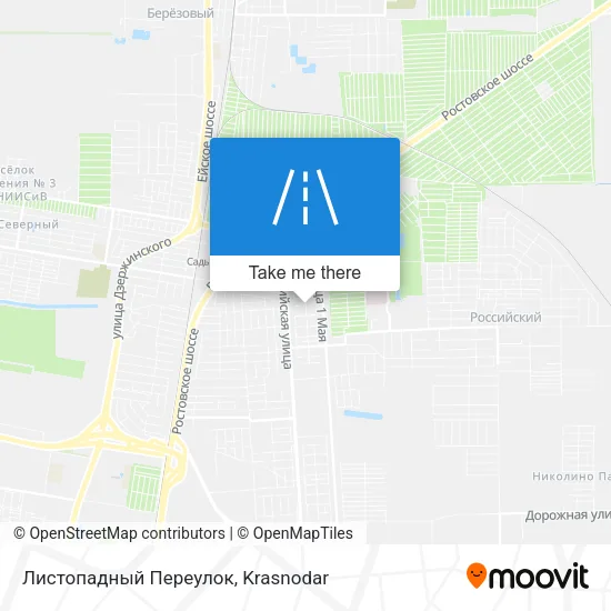 Листопадный Переулок map