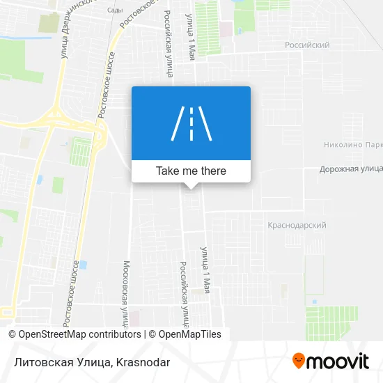 Литовская Улица map