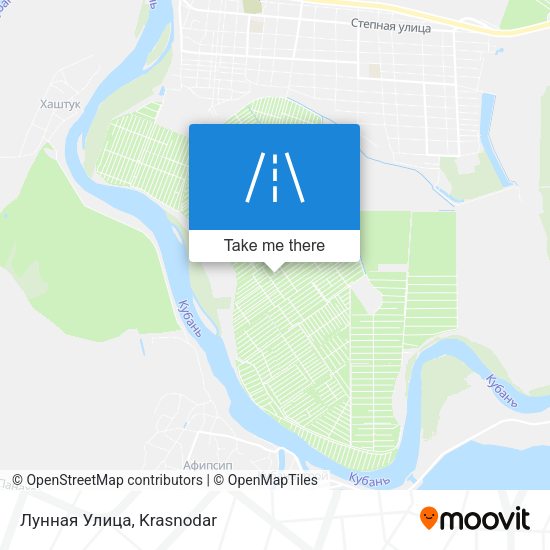 Лунная Улица map