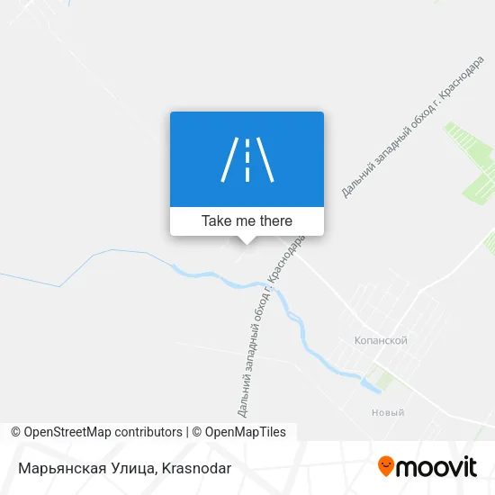 Марьянская Улица map