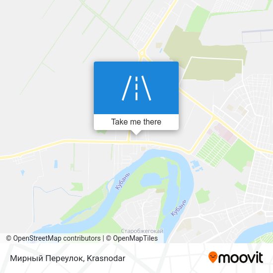 Мирный Переулок map