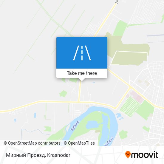 Мирный Проезд map