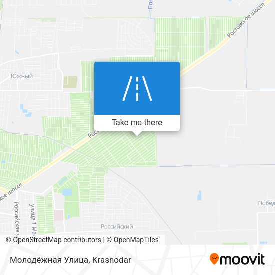 Молодёжная Улица map