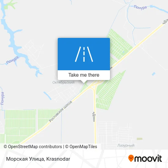Морская Улица map