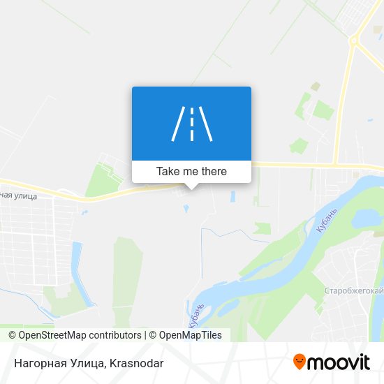 Нагорная Улица map