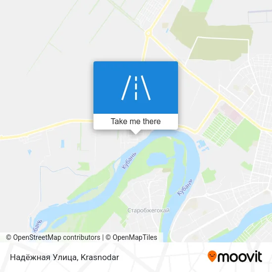 Надёжная Улица map
