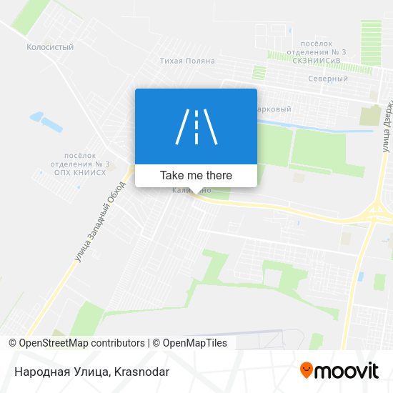 Народная Улица map