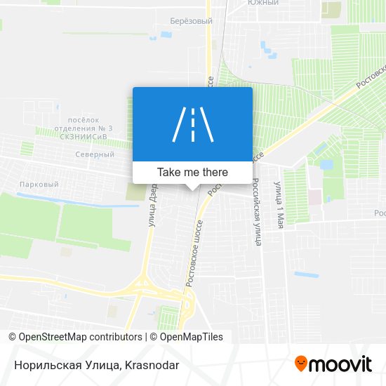 Норильская Улица map