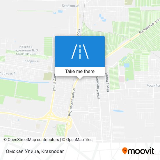 Омская Улица map