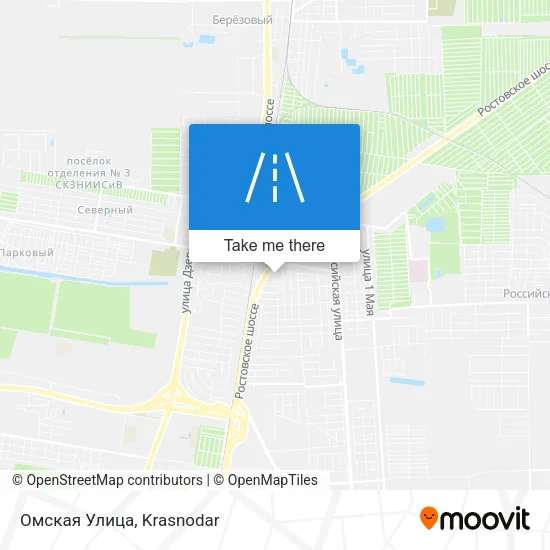 Омская Улица map