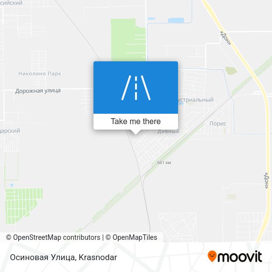 Осиновая Улица map