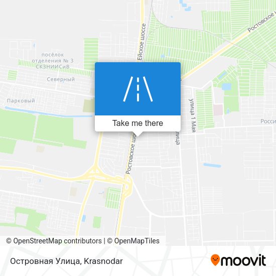 Островная Улица map
