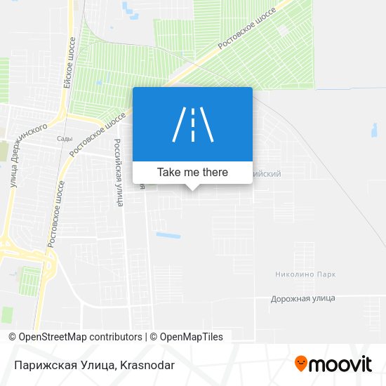 Парижская Улица map