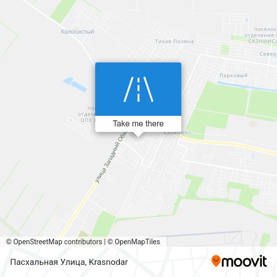 Пасхальная Улица map