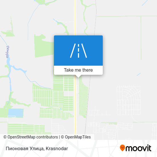 Пионовая Улица map