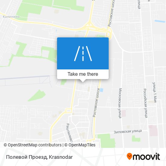 Полевой Проезд map