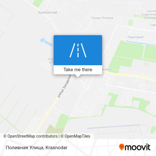 Поливная Улица map