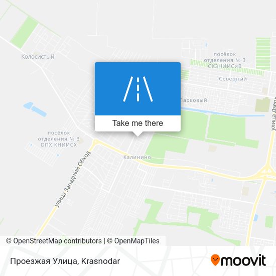 Проезжая Улица map
