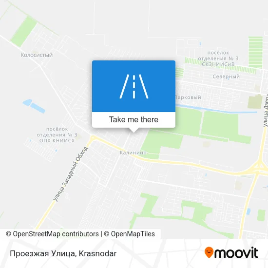 Проезжая Улица map