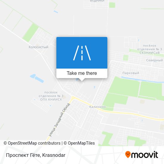 Проспект Гёте map