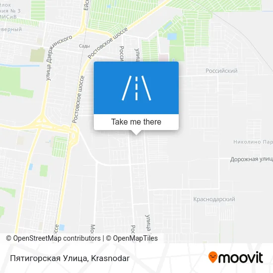 Пятигорская Улица map