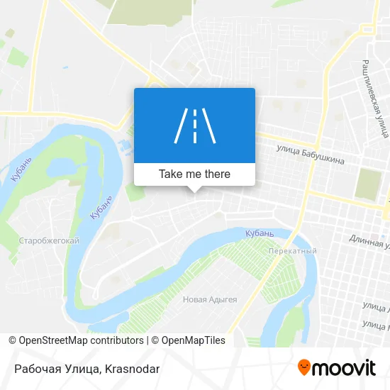 Рабочая Улица map