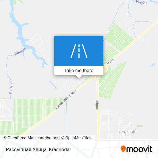 Рассыпная Улица map