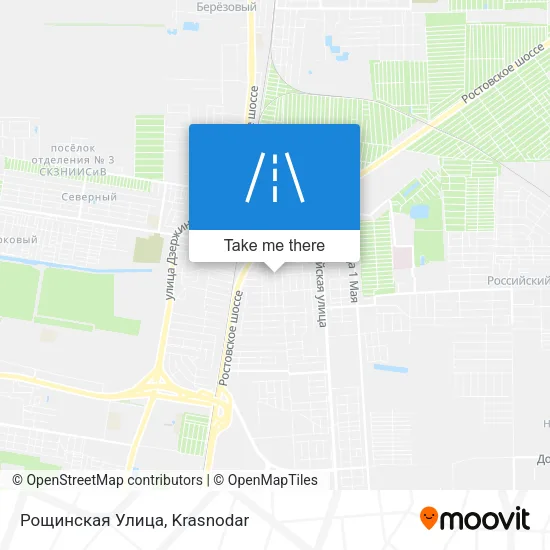 Рощинская Улица map