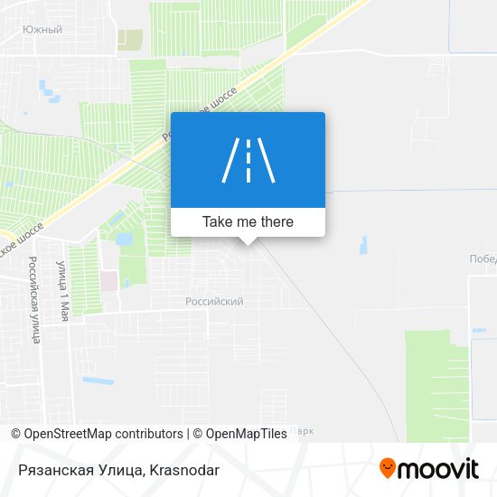 Рязанская Улица map
