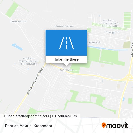 Рясная Улица map