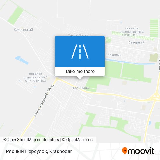 Рясный Переулок map