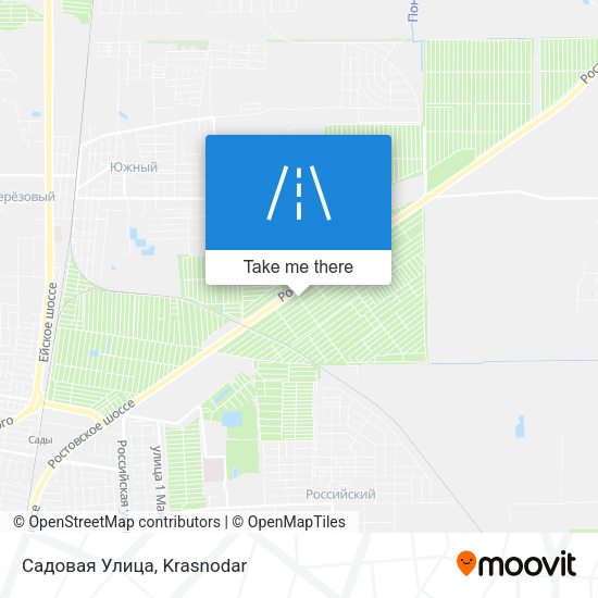 Садовая Улица map