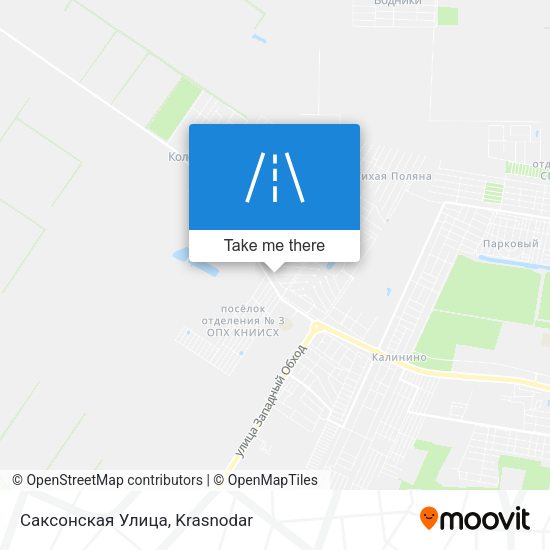 Саксонская Улица map